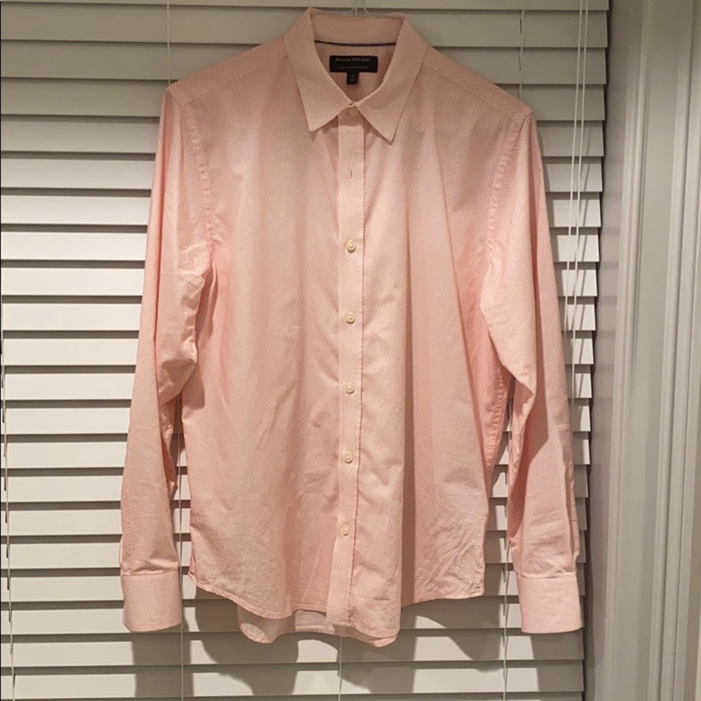 Men’s medium banana republic button down shirt